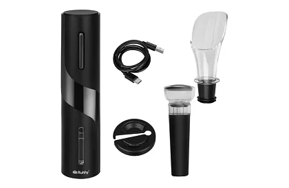 Elektryczny otwieracz do wina z akcesoriami