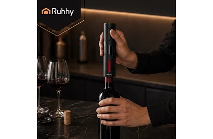 Elektryczny otwieracz do wina z akcesoriami