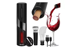 Elektryczny otwieracz do wina z akcesoriami