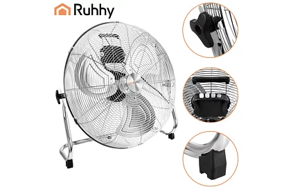 Wentylator 50 cm, 130 W – metalowy, 3 prędkości