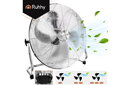 Wentylator 50 cm, 130 W – metalowy, 3 prędkości