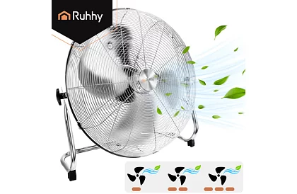 Wentylator 50 cm, 130 W – metalowy, 3 prędkości