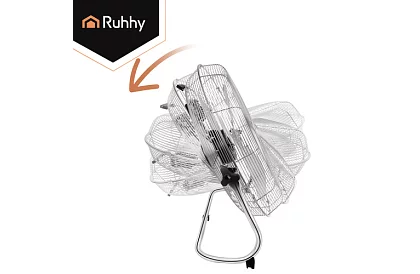 Wentylator 50 cm, 130 W – metalowy, 3 prędkości