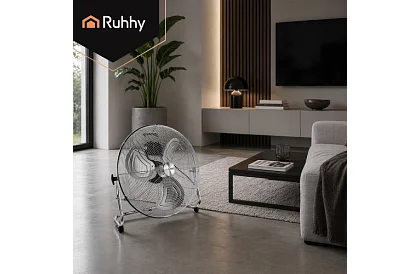 Wentylator 50 cm, 130 W – metalowy, 3 prędkości