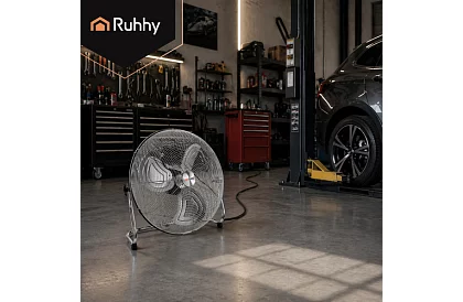 Wentylator 50 cm, 130 W – metalowy, 3 prędkości