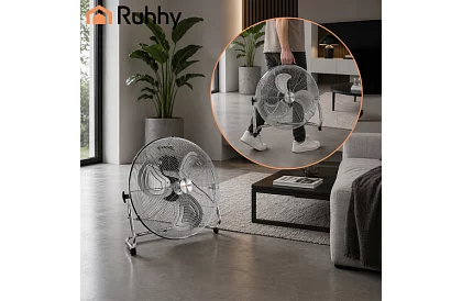 Wentylator 50 cm, 130 W – metalowy, 3 prędkości