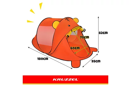 Dziecięcy namiot plażowy 180 × 95 × 82 cm – samorozkładający się