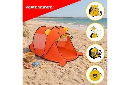 Dziecięcy namiot plażowy 180 × 95 × 82 cm – samorozkładający się