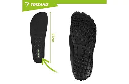 Buty do wody – antypoślizgowe 5 mm, szybko schnące – czarne, rozmiar 42