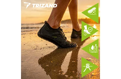 Buty do wody – antypoślizgowe 5 mm, szybkoschnące – czarne, rozmiar 43