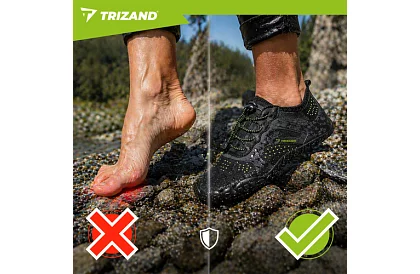 Buty do wody – antypoślizgowe 5 mm, szybkoschnące – czarne, rozmiar 43