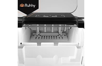 Producent kostek lodu 1,2 l – 12 kg / 24 h – czarny