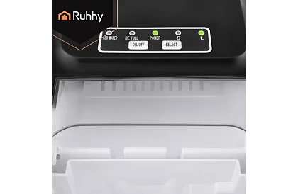 Producent kostek lodu 1,2 l – 12 kg / 24 h – czarny