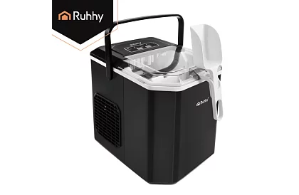 Producent kostek lodu 1,2 l – 12 kg / 24 h – czarny