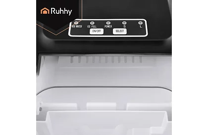 Producent kostek lodu 1,2 l – 12 kg / 24 h – czarny