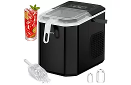 Producent kostek lodu 1,2 l – 12 kg / 24 h – czarny