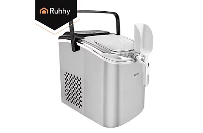 Producent kostek lodu 1,2 l – 12 kg / 24 h - srebrny