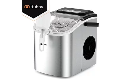 Producent kostek lodu 1,2 l – 12 kg / 24 h - srebrny