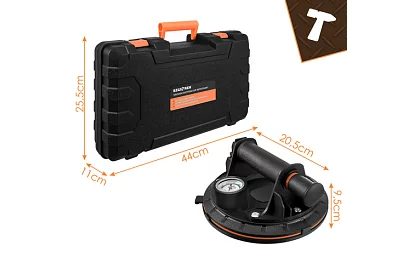 Ssawka próżniowa 2 sztuki w etui do płytek, kafli i szkła – nośność 200 kg