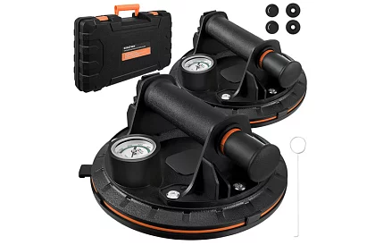 Ssawka próżniowa 2 sztuki w etui do płytek, kafli i szkła – nośność 200 kg