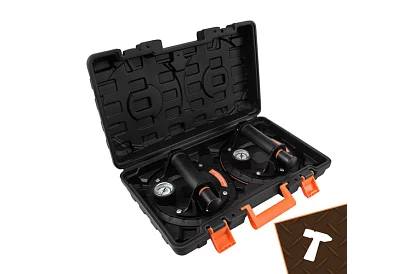 Ssawka próżniowa 2 sztuki w etui do płytek, kafli i szkła – nośność 200 kg