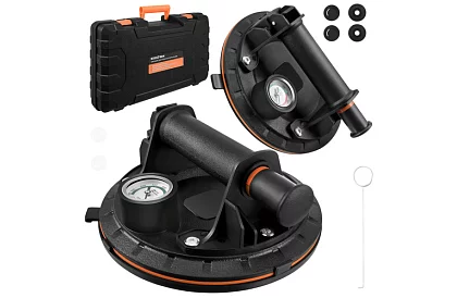 Ssawka próżniowa 2 sztuki w etui do płytek, kafli i szkła – nośność 200 kg