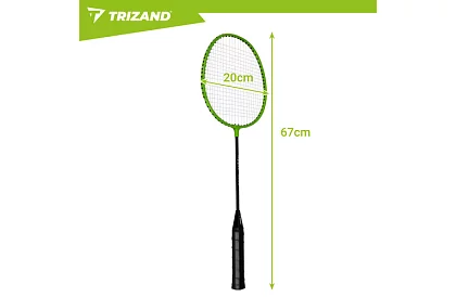 Zestaw do badmintona – 4 rakiety, 3 lotki i pokrowiec