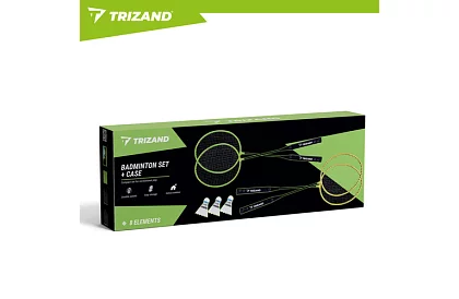 Zestaw do badmintona – 4 rakiety, 3 lotki i pokrowiec