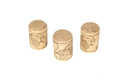 Korkowe korki do butelek 2,2 × 3,3 cm – 100 sztuk