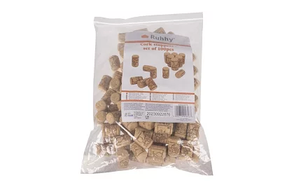 Korkowe korki do butelek 2,2 × 3,3 cm – 100 sztuk