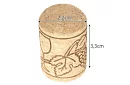 Korkowe korki do butelek 2,2 × 3,3 cm – 100 sztuk