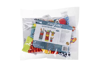 Zestaw grzechotek dla niemowląt od 0+