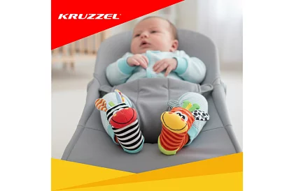 Zestaw grzechotek dla niemowląt od 0+