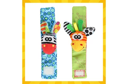 Zestaw grzechotek dla niemowląt od 0+