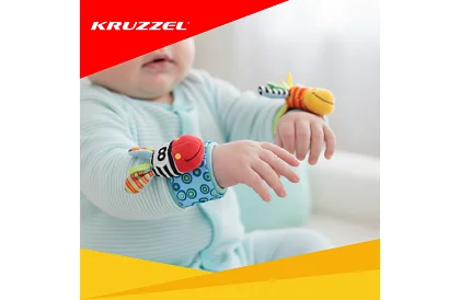 Zestaw grzechotek dla niemowląt od 0+