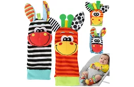 Zestaw grzechotek dla niemowląt od 0+