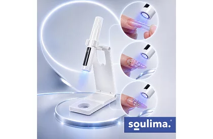 Przenośna lampa UV do paznokci + uchwyt