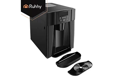 Domowy producent kostek lodu z LCD – sprężarkowy 12 kg/24 h – czarny
