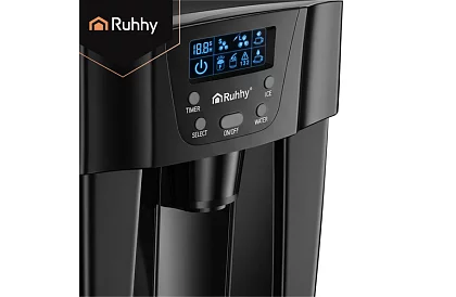 Domowy producent kostek lodu z LCD – sprężarkowy 12 kg/24 h – czarny