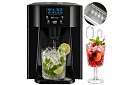 Domowy producent kostek lodu z LCD – sprężarkowy 12 kg/24 h – czarny