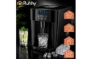 Domowy producent kostek lodu z LCD – sprężarkowy 12 kg/24 h – czarny