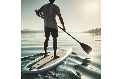 Składane regulowane wiosło 2w1 – kajak, paddleboard - 229 cm