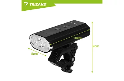 Zestaw świateł LED na rower – 1300 lm, 5200 mAh