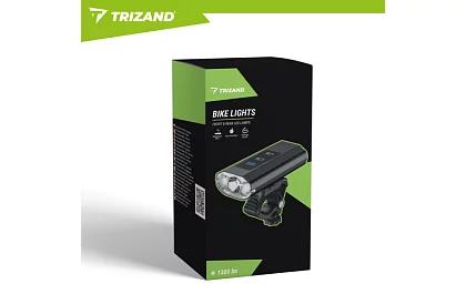 Zestaw świateł LED na rower – 1300 lm, 5200 mAh