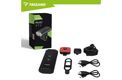Zestaw świateł LED na rower – 1300 lm, 5200 mAh
