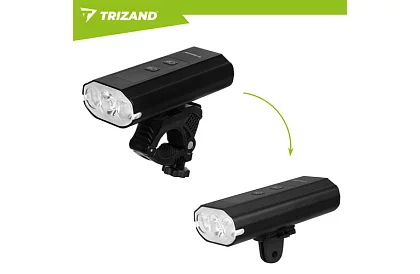 Zestaw świateł LED na rower – 1300 lm, 5200 mAh