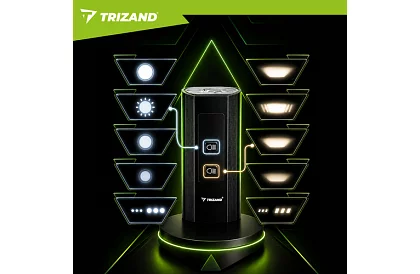 Zestaw świateł LED na rower – 1300 lm, 5200 mAh