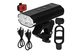 Zestaw świateł LED na rower – 1300 lm, 5200 mAh