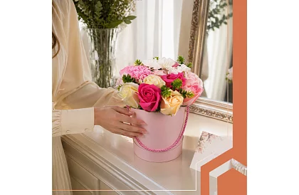 Flower box - Pudełko prezentowe z kwiatami