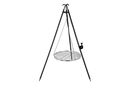 Grill trójnogowy z rusztem 70 cm – wiszący grill ogrodowy na ognisko